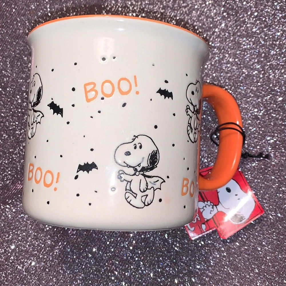 Peanuts Snoopy & Woodstock Vampire 'Boo'‎ Large Mug 21 oz